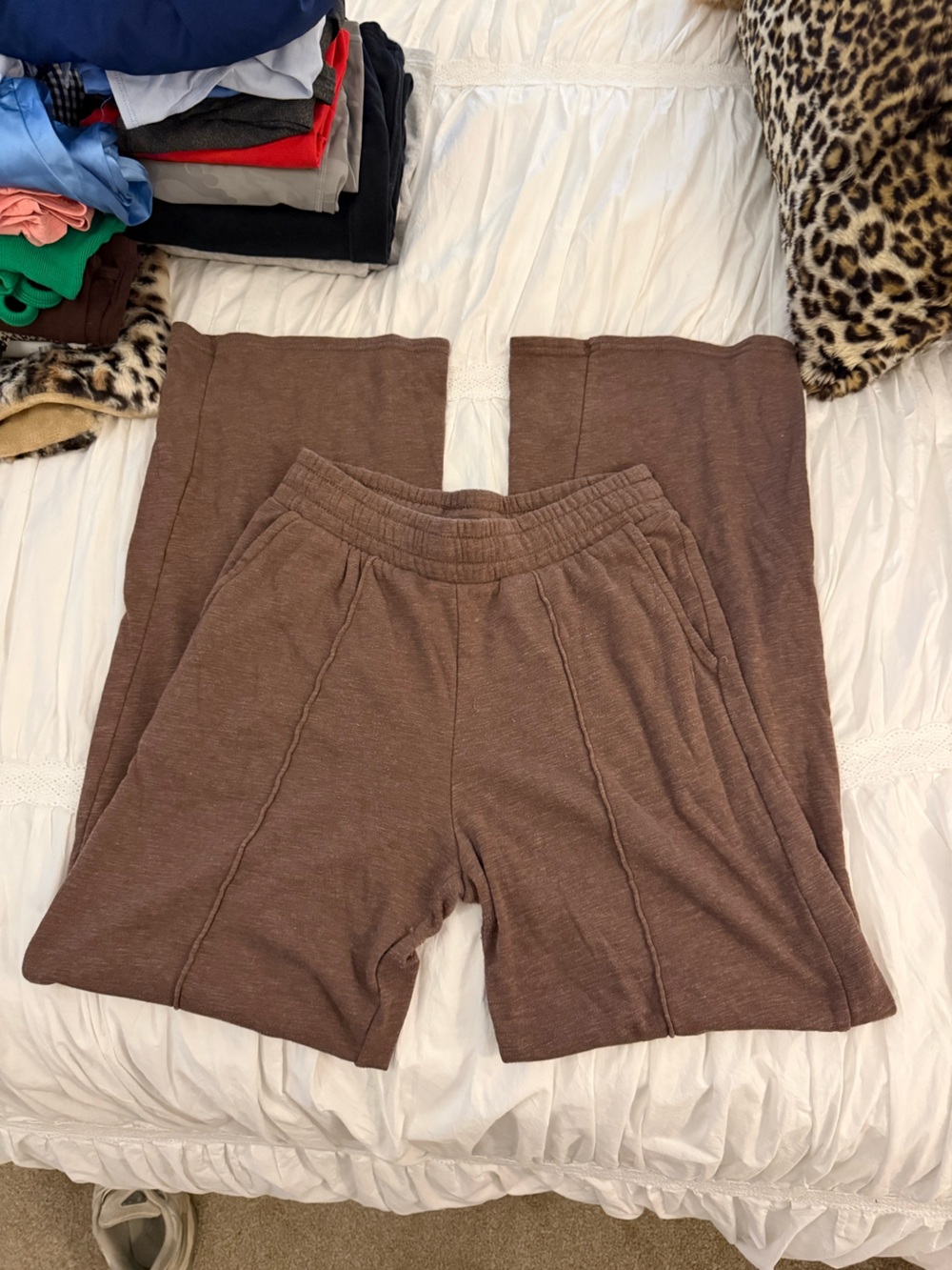 Women’s Brown Pull-On Lounge Pants